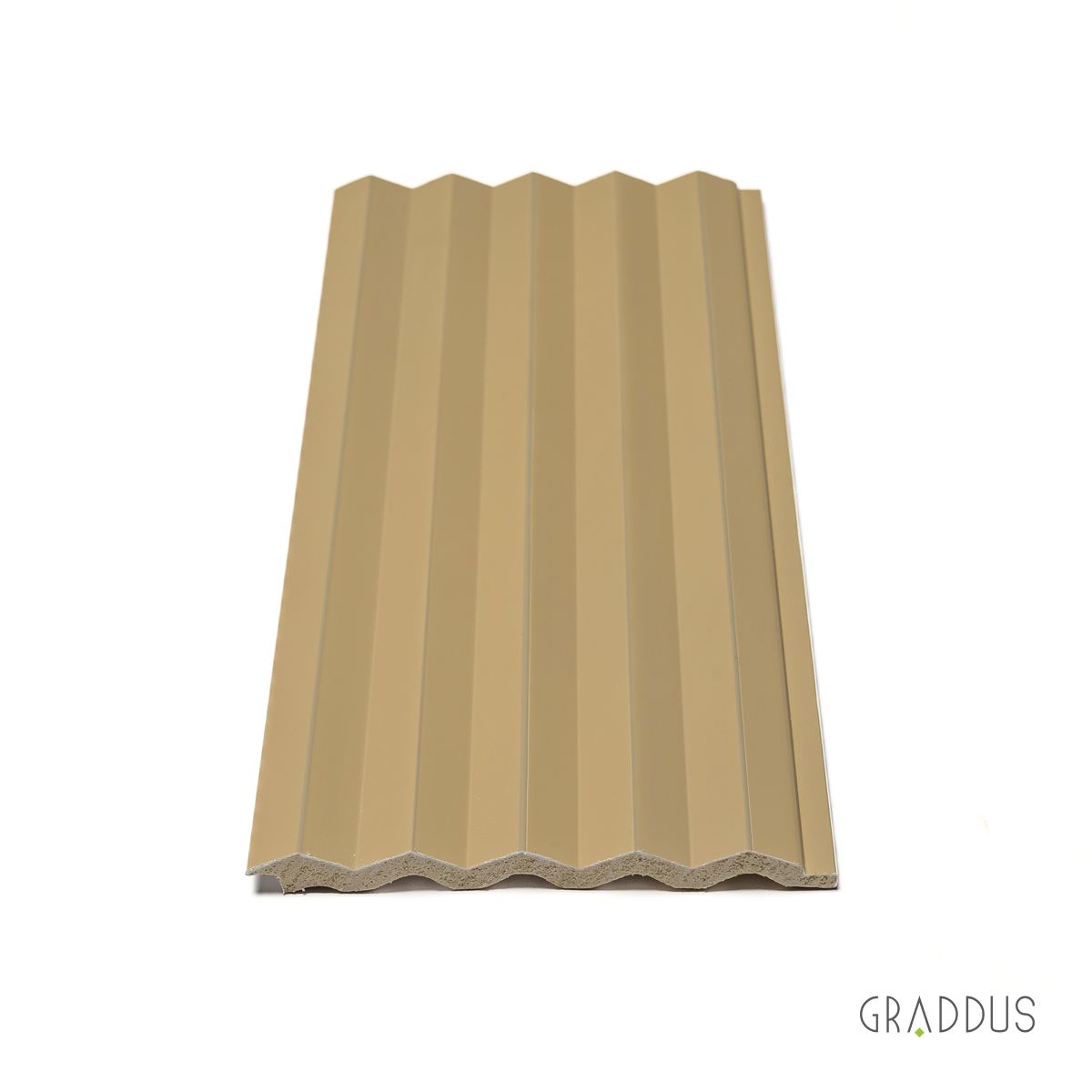 Painel Ripado Triangular Caqui