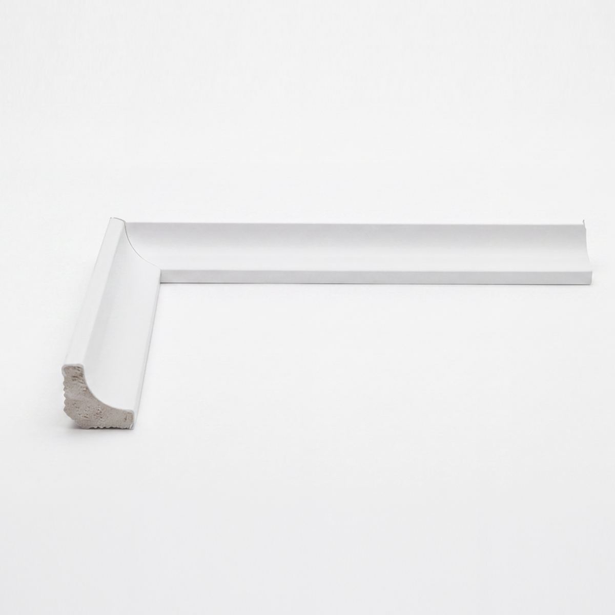 Rodapé Cordão Branco Liso 02cm